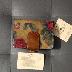 Patricia Nash Multicolor Floral Leather Wallet